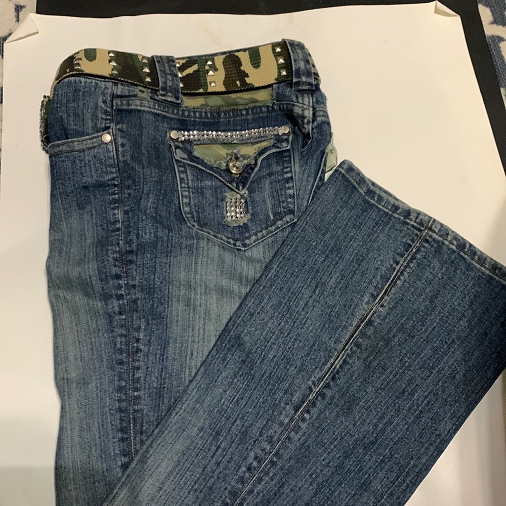 Camo Jeans with Belt